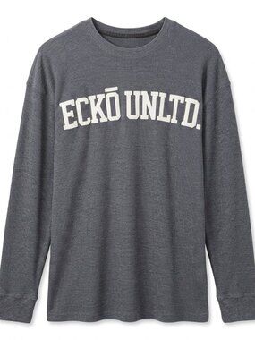 Vintage Ecko Unltd Men Waffle Knit Thermal Shirt Sweatshirt Y2K 90's Hip Hop XL